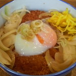 桂川うどんセンター - 元祖 温玉カツどん