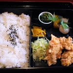 旬菜 篠 - 地鶏唐揚げ弁当