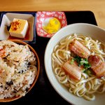 Shimanchu Soba - じゅーしー定食：650円