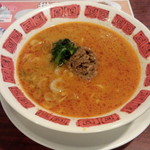 Bamiyan Shirahigehashiten - 花山椒とラー油の担担麺(699円）