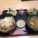 そば平 - カツ丼セット