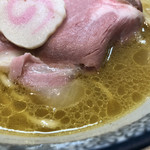 中華そば 四つ葉 - 白湯スープ