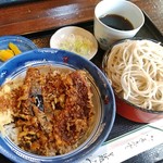 Soba Dokoro Minagawa - いか天丼セット　800円