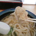 手打ちうどん 両国 - ごぼう天