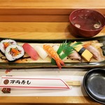 Manryo Zushi - 並寿司　1100円