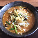 Denmaru Mito Kasahara Ten - 赤味噌野菜ラーメン