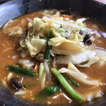 Denmaru Mito Kasahara Ten - 赤味噌野菜ラーメン