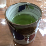 カフェミニ - サービスの抹茶入り煎茶