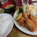 ふらいぱん - カキフライ定食