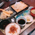 温泉邸 湯～庵 季節の料理と稲庭うどん 和楽 - 天ぷらと稲庭うどん御膳