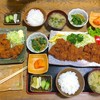 とんかつ柳 - 料理写真:ぞうりカツ定食＆鶏の唐揚げ定食