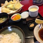 天ぷら 天吉 - 料理写真:天ぷら定食 桜 1200円 税込