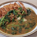 Curry House CoCo Ichibanya Takaishi Nishitorishidana - 手仕込豚ヒレ勝つカレー プラス ほうれん草