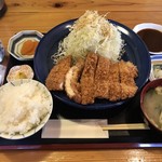 Tonkatsu Waraku - リッチロースカツ膳＝１２８０円