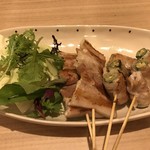 Yakitori Izakaya Dining Tofu - 豚バラ、オクラ巻き