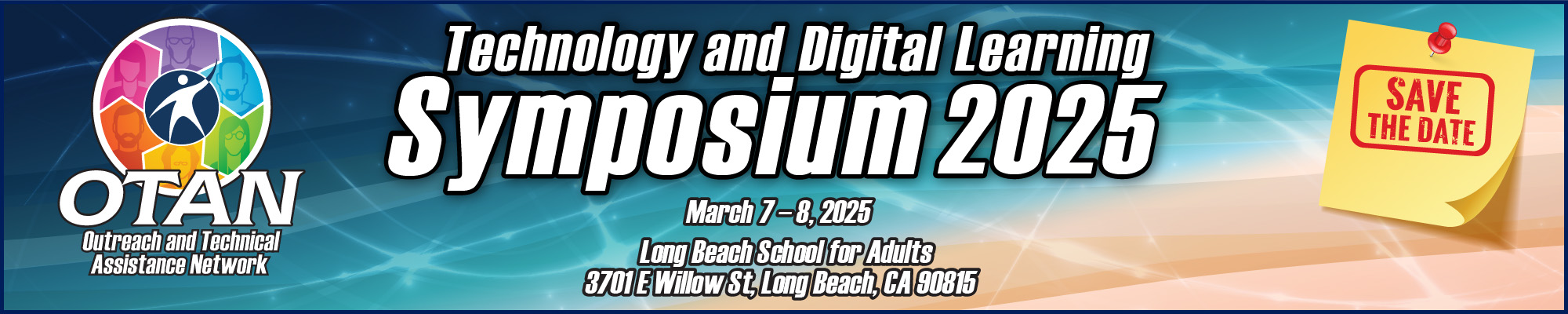 Technology and Distance Learning Symposium banner