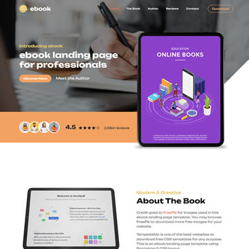 Ebook Landing Template