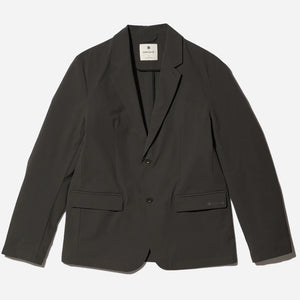 Snow Peak - ACTIVE COMFORT BLAZER JACKET - GREY -  - Main Front View