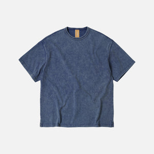 Frizmworks - OG VINTAGE DYEING HALF TEE - WASHED NAVY -  - Main Front View