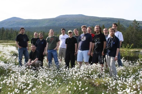 Photo de groupe (Archives de Cornelius Schumacher)