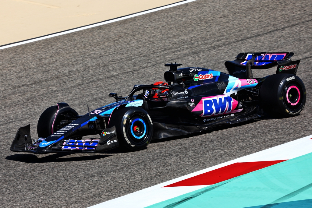 A racing car on a track.