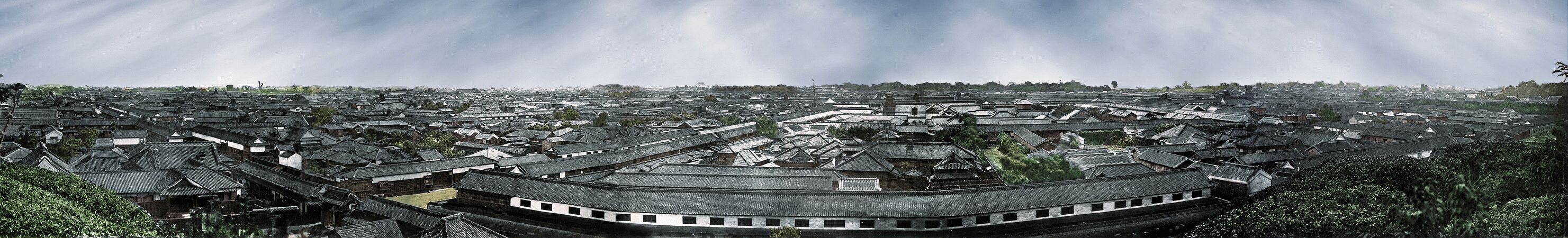 Panorama of Yedo (sic) from Atagoyama