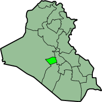 Местоположение в Ирак