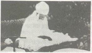 Photograph of Nand Singh, founder of the Nanaksari sect, deep in a meditative state whilst seated.jpg