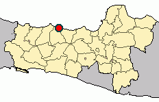 Location within Central Java