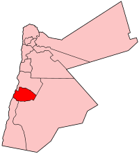 Location o Tafilah Govrenorate