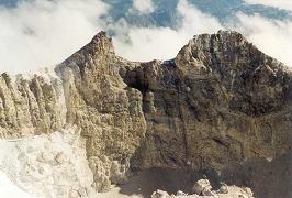 Citlaltépetl's Crater as seen from the top