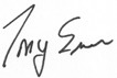 Firma di Tony Evers
