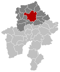 Položaj općine Namur unutar pokrajine Namur