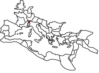 Prowincja Imperium Rzymskiego Alpes Poeninae w roku 120 ne