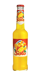 Solo glass bottle.