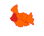 Położenie na mapie powiatu