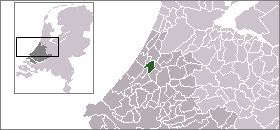Vị trí của Leiden