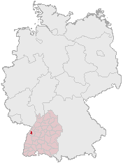 Baden-Baden na mapě