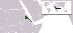 Location of Eritrea