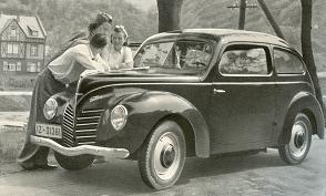 Une Ford Taunus Buckel de 1939.