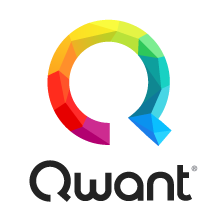 Altes Logo von Qwant bis zum Relaunch im Juni 2018