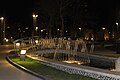 Fountains in boulevard