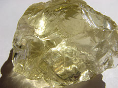 Citrine brute, Brésil.