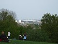 Emirates Stadium Arsenal FC dipandang dari Parliament Hill