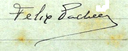 Assinatura de Félix Pacheco