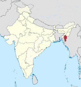 Mizoram – Localizzazione
