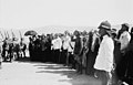 Herbert Samuel and King Faisal reviewing troops at Amman