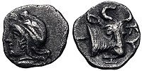 Coinage of Hellespontine Phrygia at the time of Pharnaces II, Kyzikos, Mysia, circa 450-400 BC
