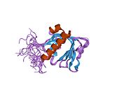 1wjm: Solution structure of pleckstrin homology domain of human beta III spectrin.