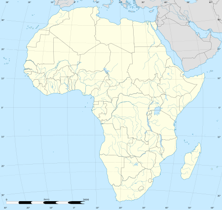 Mappa di localizzazione: Africa